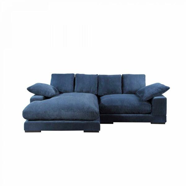 Moes Plunge Sectional, Light Blue TN-1004-46-0